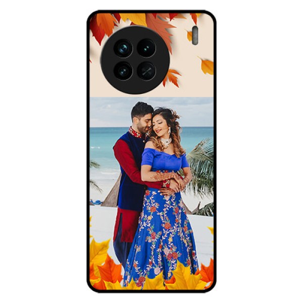 Vivo X90 5G Photo Printing on Glass Case - Autumn Maple Leaves Design Vivo X90 5G Photo Printing on Glass Case - Autumn Maple Leaves Design