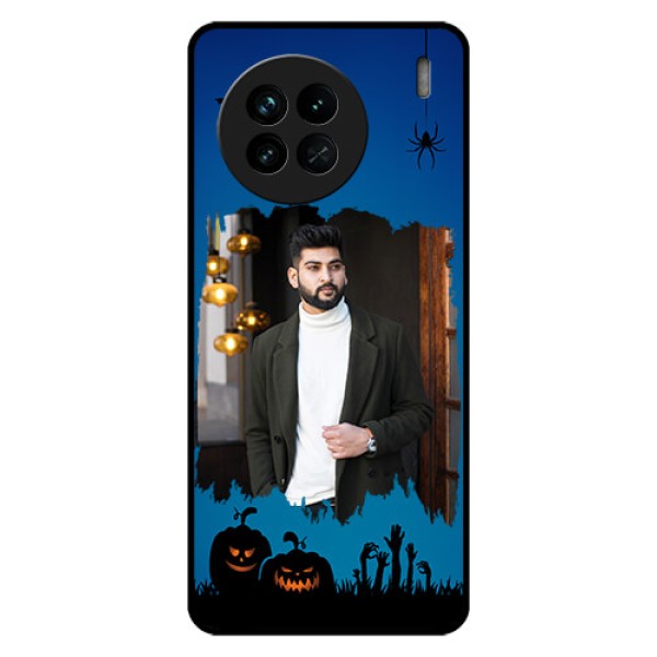 Vivo X90 5G Photo Printing on Glass Case - with pro Halloween design Vivo X90 5G Photo Printing on Glass Case - with pro Halloween design
