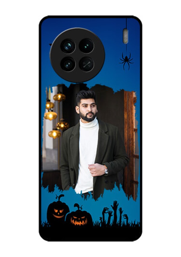 Vivo X90 5G Photo Printing on Glass Case - with pro Halloween design