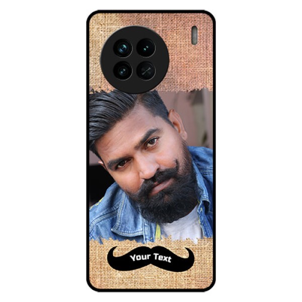 Vivo X90 5G Personalized Glass Phone Case - with Texture Design