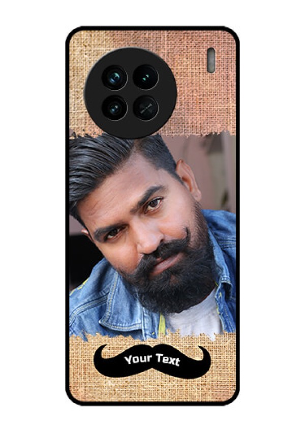 Vivo X90 5G Personalized Glass Phone Case - with Texture Design