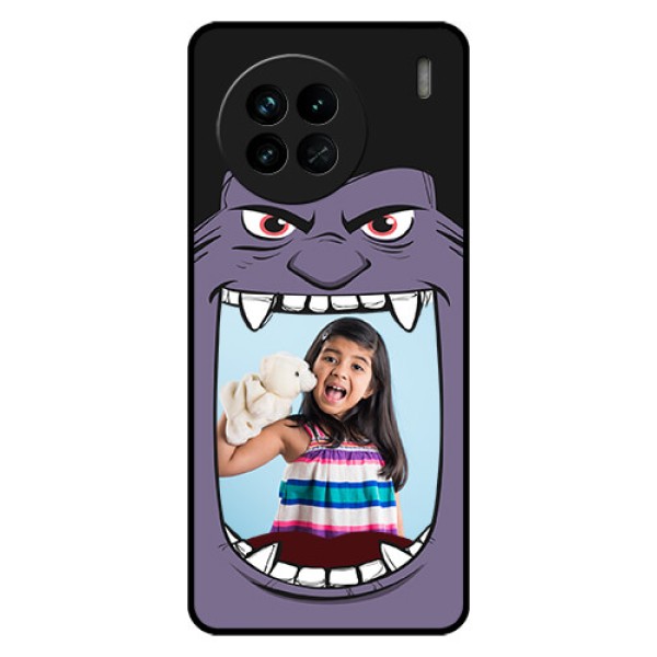 Vivo X90 5G Custom Glass Phone Case - Angry Monster Design