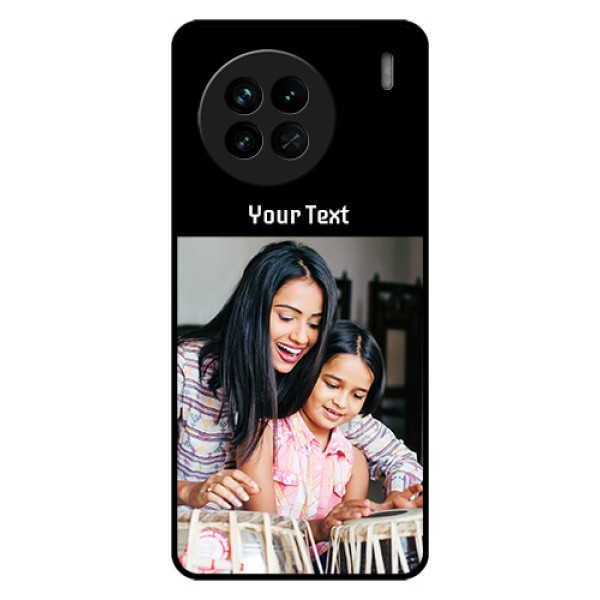 Vivo X90 5G Photo with Name on Glass Phone Case