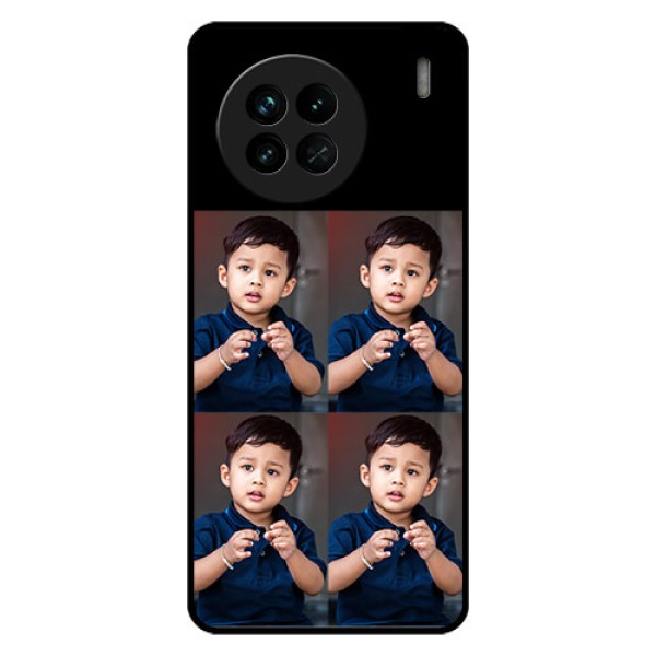 Vivo X90 5G 4 Image Holder on Glass Mobile Cover