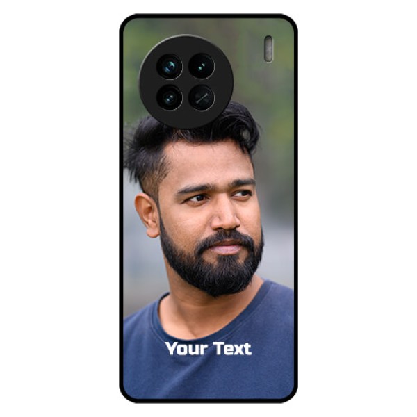 Vivo X90 5G Glass Mobile Cover: Photo with Text