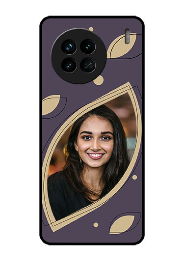 Vivo X90 5G Custom Glass Mobile Case - Falling Leaf Design