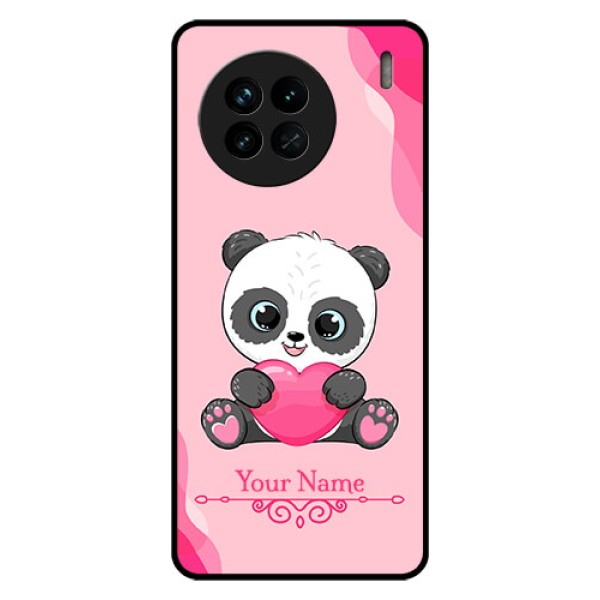 Vivo X90 5G Custom Glass Mobile Case - Cute Panda Design