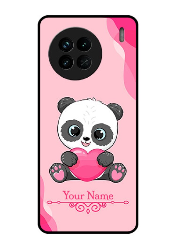 Vivo X90 5G Custom Glass Mobile Case - Cute Panda Design