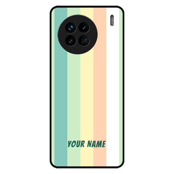 Vivo X90 5G Photo Printing on Glass Case - Multi-colour Stripes Design Vivo X90 5G Photo Printing on Glass Case - Multi-colour Stripes Design