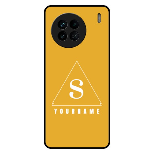 Vivo X90 5G Personalized Glass Phone Case - simple triangle Design