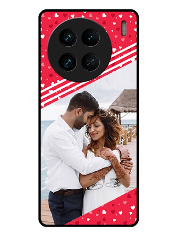 Custom Vivo X90 Pro 5G Custom Glass Mobile Case - Valentines Gift Design