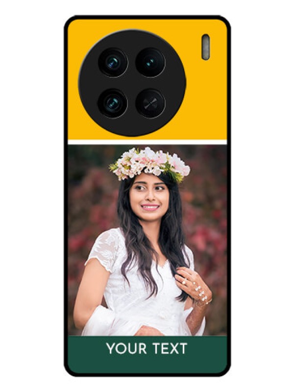 Custom Vivo X90 Pro 5G Photo Printing on Glass Case - Love You Design