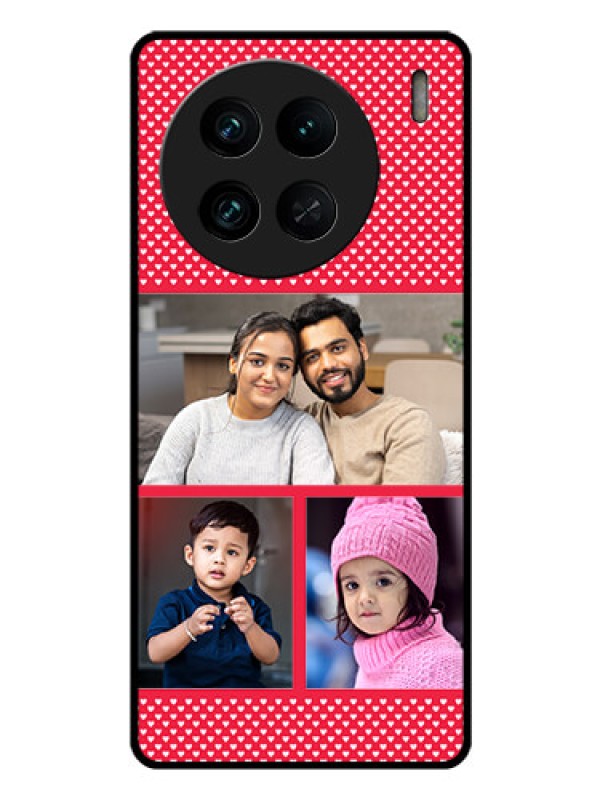 Custom Vivo X90 Pro 5G Personalized Glass Phone Case - Bulk Pic Upload Design