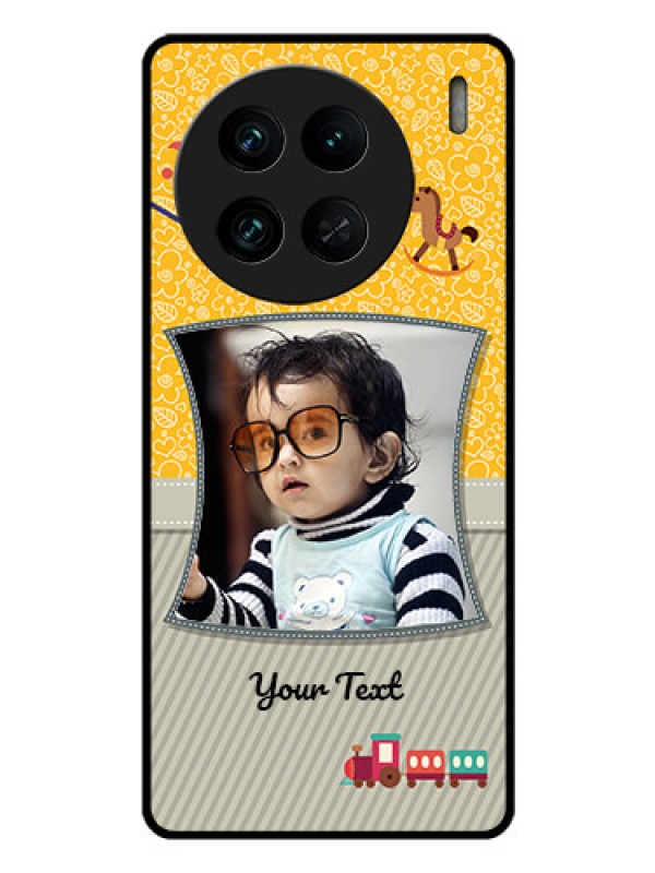 Custom Vivo X90 Pro 5G Personalized Glass Phone Case - Baby Picture Upload Design