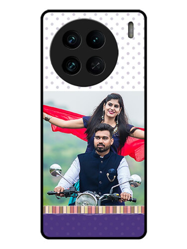 Custom Vivo X90 Pro 5G Photo Printing on Glass Case - Cute Family Design