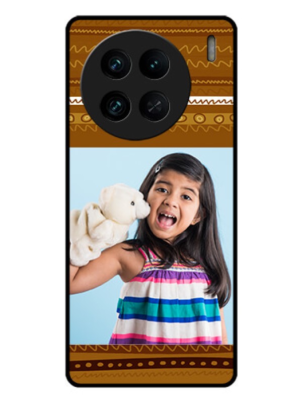 Custom Vivo X90 Pro 5G Custom Glass Phone Case - Friends Picture Upload Design