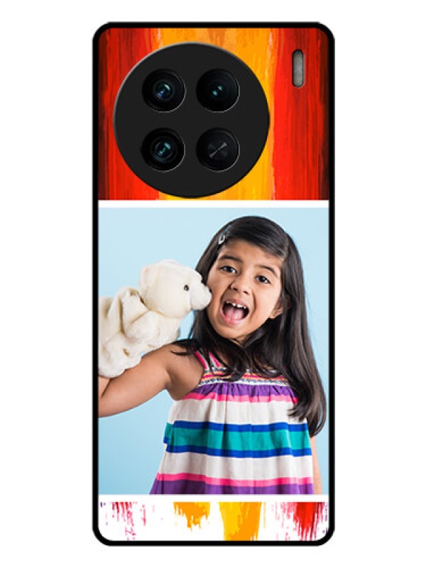 Custom Vivo X90 Pro 5G Personalized Glass Phone Case - Multi Color Design
