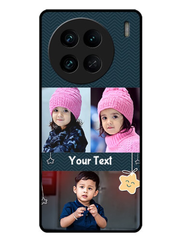 Custom Vivo X90 Pro 5G Custom Glass Mobile Case - Hanging Stars Design