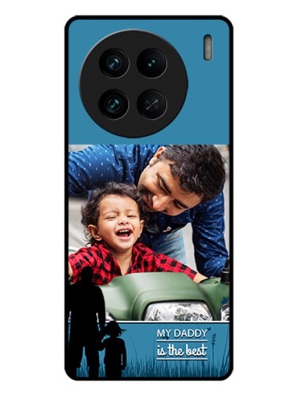 Custom Vivo X90 Pro 5G Custom Glass Mobile Case - Best dad design