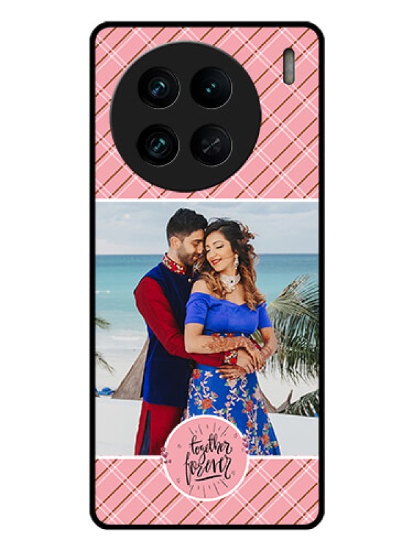 Custom Vivo X90 Pro 5G Personalized Glass Phone Case - Together Forever Design