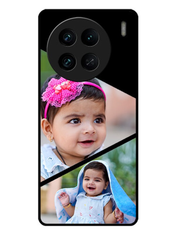 Custom Vivo X90 Pro 5G Custom Glass Phone Case - Semi Cut Design