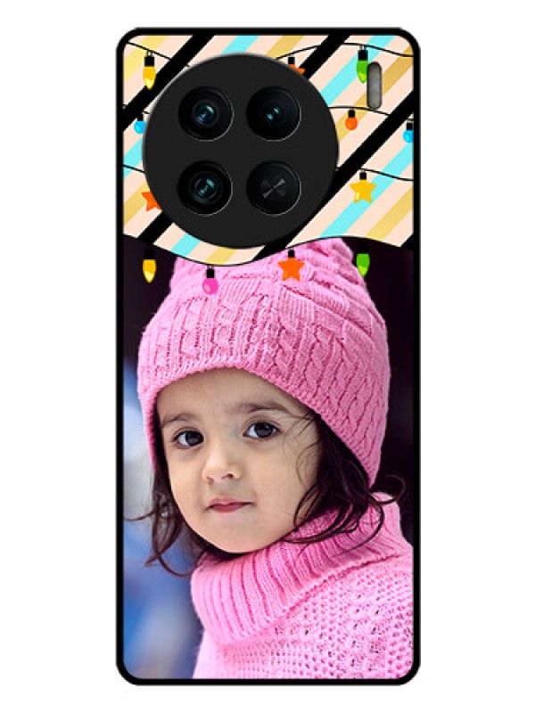 Custom Vivo X90 Pro 5G Custom Glass Mobile Case - Lights Hanging Design