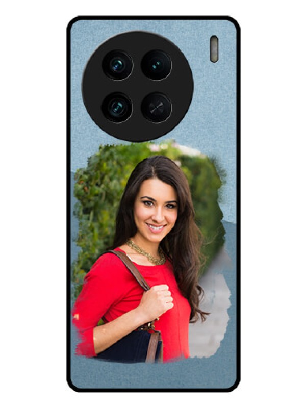 Custom Vivo X90 Pro 5G Custom Glass Mobile Case - Grunge Line Art Design