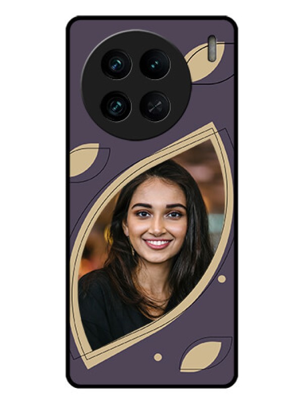 Custom Vivo X90 Pro 5G Custom Glass Mobile Case - Falling Leaf Design