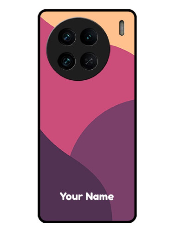 Custom Vivo X90 Pro 5G Custom Glass Phone Case - Mixed Multi-colour abstract art Design