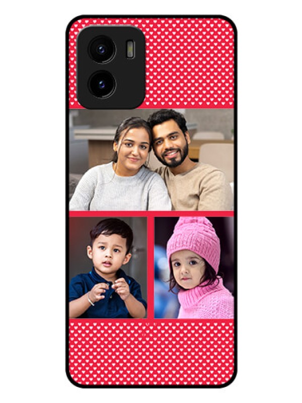 Custom Vivo Y01 Personalized Glass Phone Case - Bulk Pic Upload Design