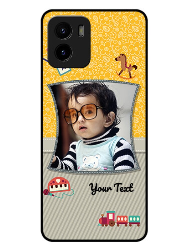 Custom Vivo Y01 Personalized Glass Phone Case - Baby Picture Upload Design