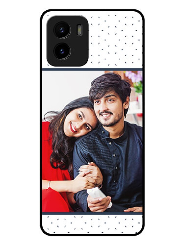 Custom Vivo Y01 Personalized Glass Phone Case - Premium Dot Design