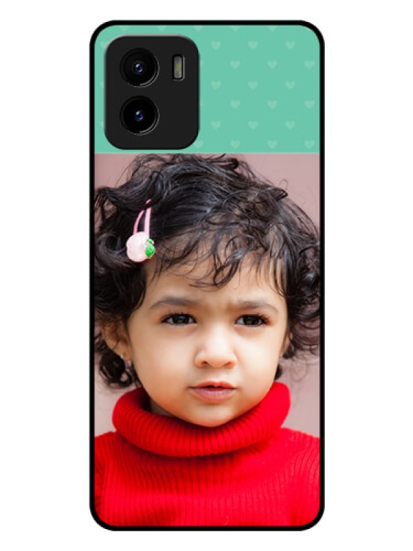 Custom Vivo Y01 Custom Glass Phone Case - Lovers Picture Design