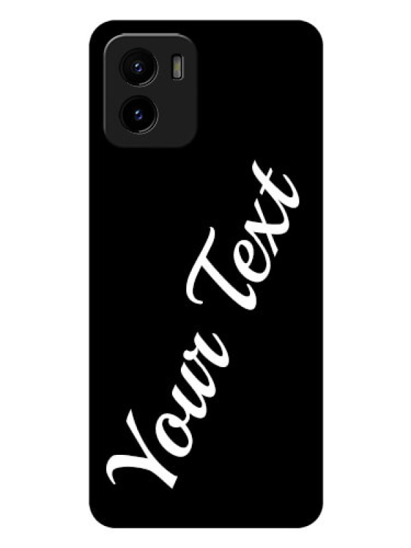 Custom Vivo Y01 Custom Glass Mobile Cover with Your Name