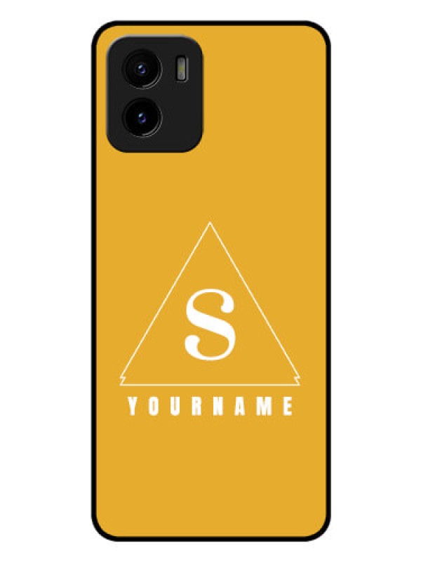 Custom Vivo Y01 Personalized Glass Phone Case - simple triangle Design