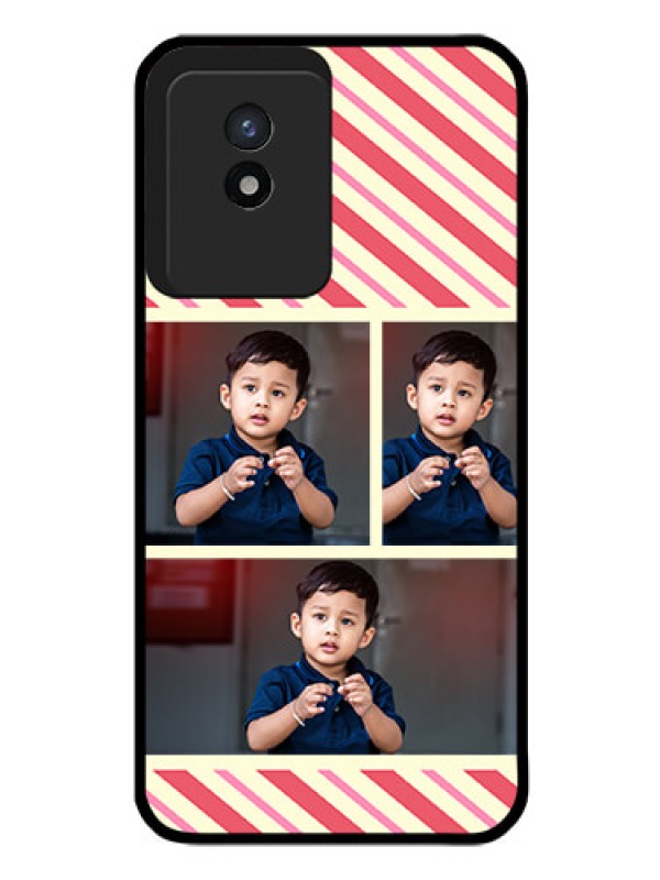 Custom Vivo Y02 Personalized Glass Phone Case - Picture Upload Mobile Case Design
