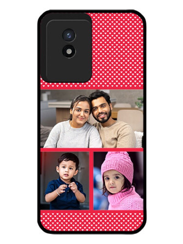 Custom Vivo Y02 Personalized Glass Phone Case - Bulk Pic Upload Design