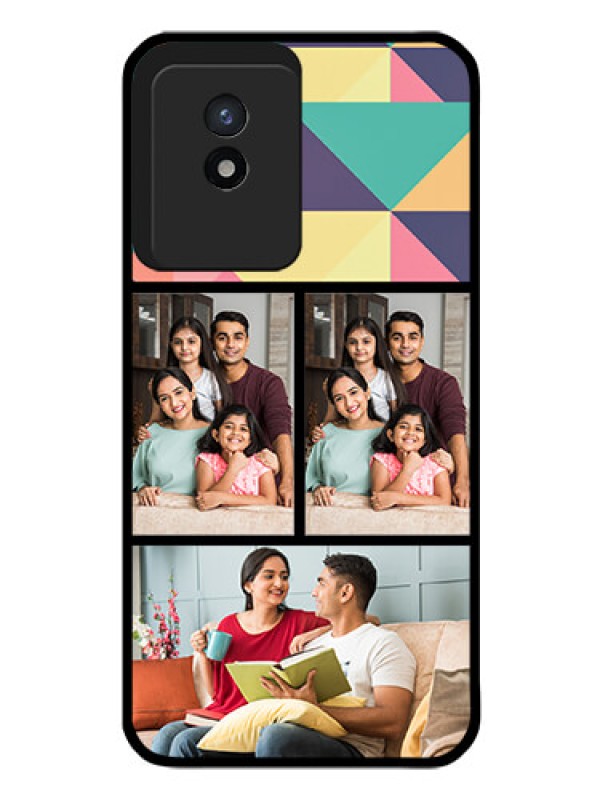 Custom Vivo Y02 Custom Glass Phone Case - Bulk Pic Upload Design