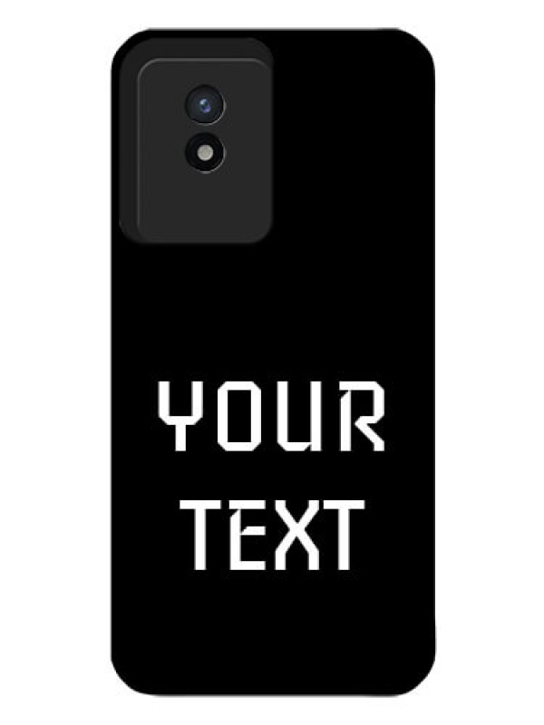 Custom Vivo Y02 Your Name on Glass Phone Case
