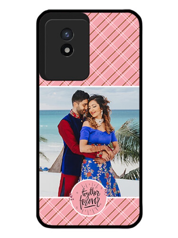 Custom Vivo Y02T Personalized Glass Phone Case - Together Forever Design