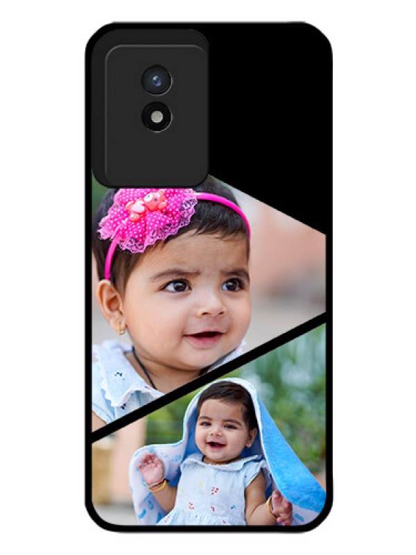 Custom Vivo Y02T Custom Glass Phone Case - Semi Cut Design