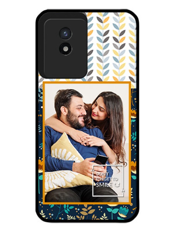 Custom Vivo Y02T Custom Glass Mobile Case - Pattern Design
