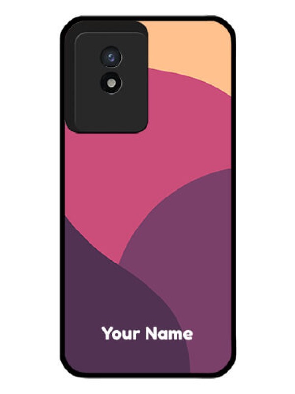 Custom Vivo Y02T Custom Glass Phone Case - Mixed Multi-colour abstract art Design