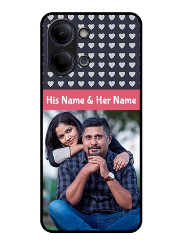 Custom Vivo Y05 4G Custom Glass Phone Case - Love Symbols Design