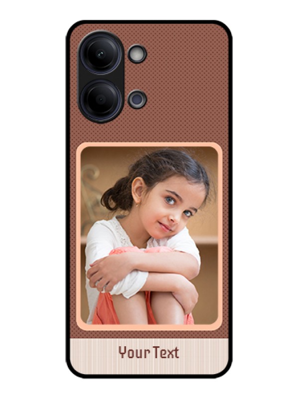 Custom Vivo Y05 4G Custom Glass Phone Case - Simple Pic Upload Design