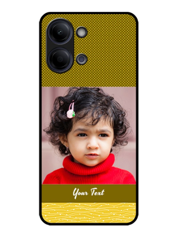 Custom Vivo Y05 4G Custom Glass Phone Case - Simple Green Color Design