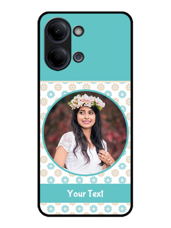 Custom Vivo Y05 4G Custom Glass Phone Case - Beautiful Flowers Design