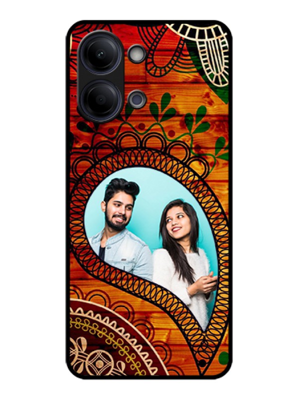 Custom Vivo Y05 4G Custom Glass Phone Case - Abstract Colorful Design
