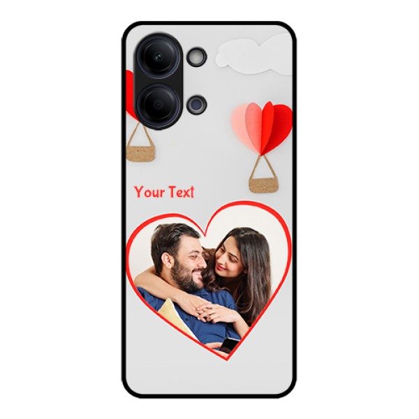 Vivo Y05 4G Custom Glass Phone Case - Parachute Love Design