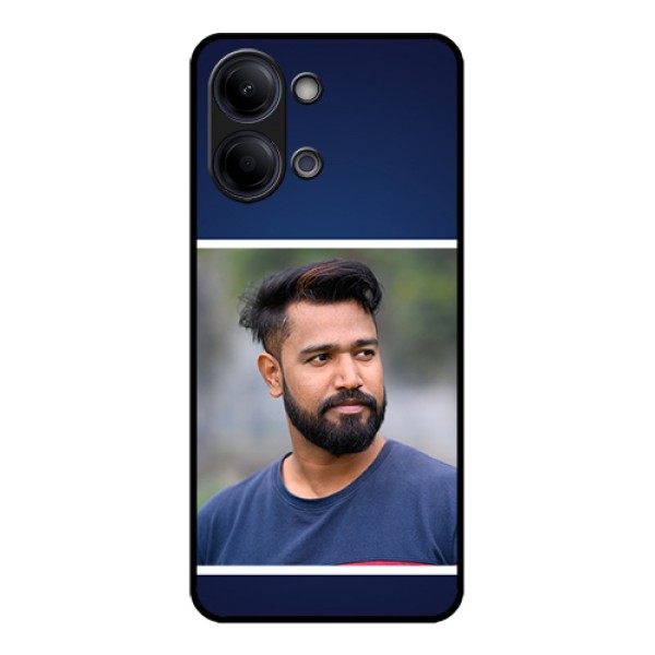 Vivo Y05 4G Custom Glass Phone Case - Simple Royal Blue Design